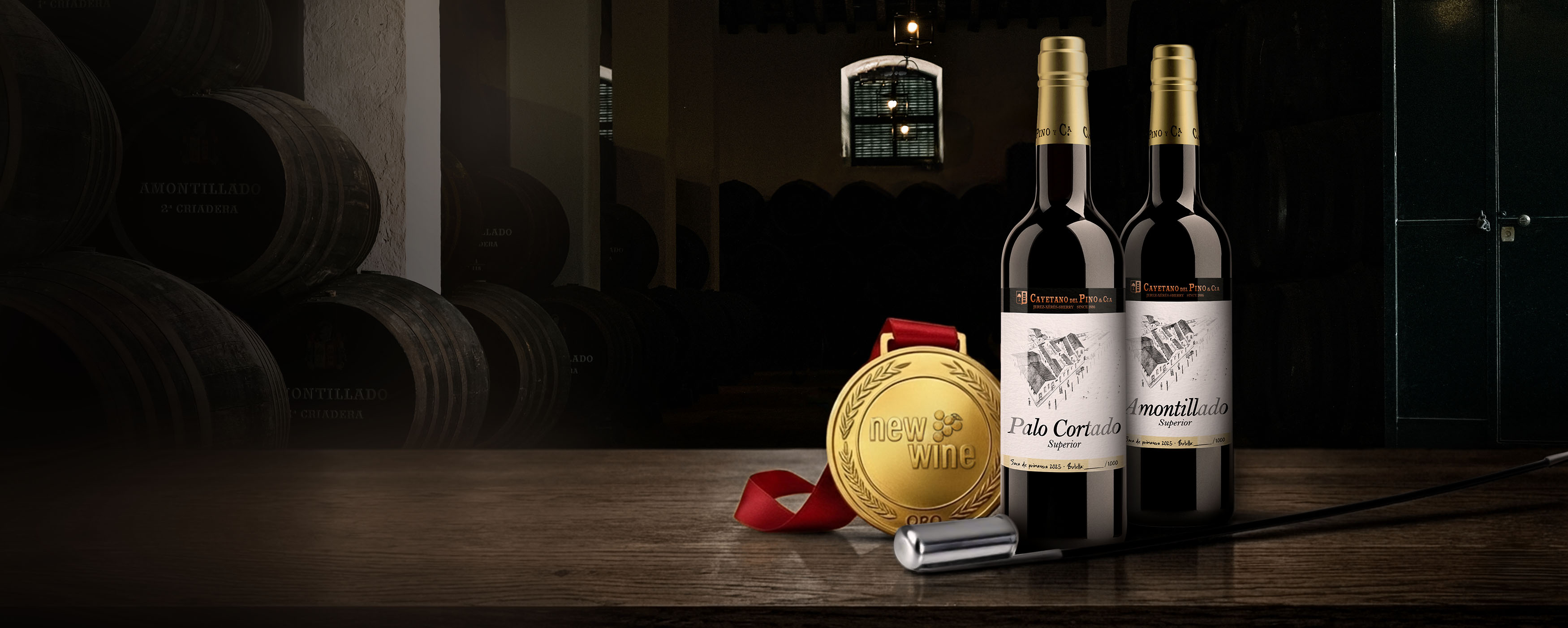 Gran Oro en New Wine Verema - Cayetano del Pino & Cía